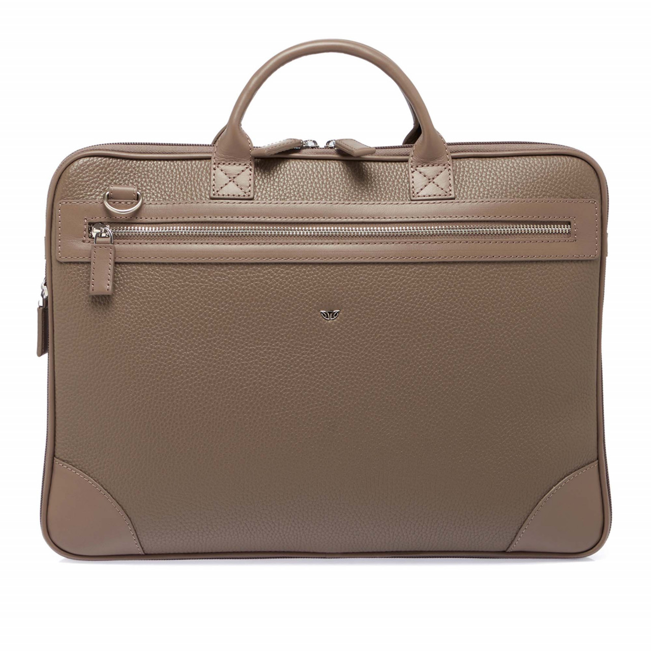 Tergan leather briefcase