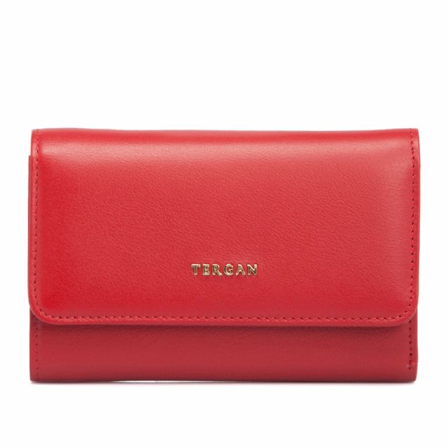 Червено дамско портмоне с монетник