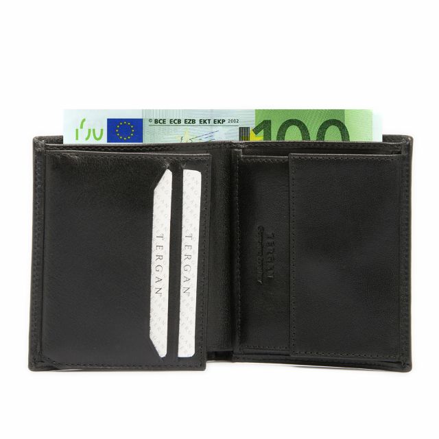 Универсален мъжки портфейл в черно