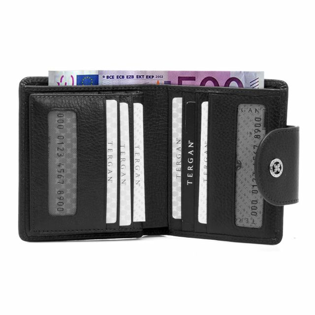 Черно дамско портмоне с монетник