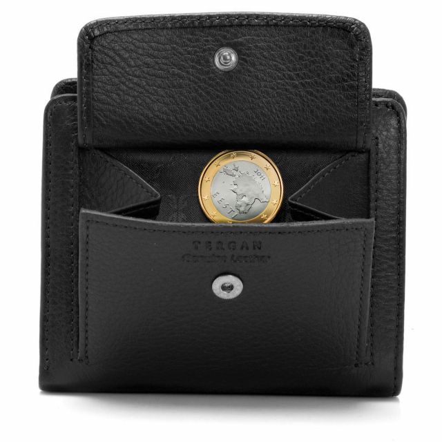 Черно дамско портмоне с монетник