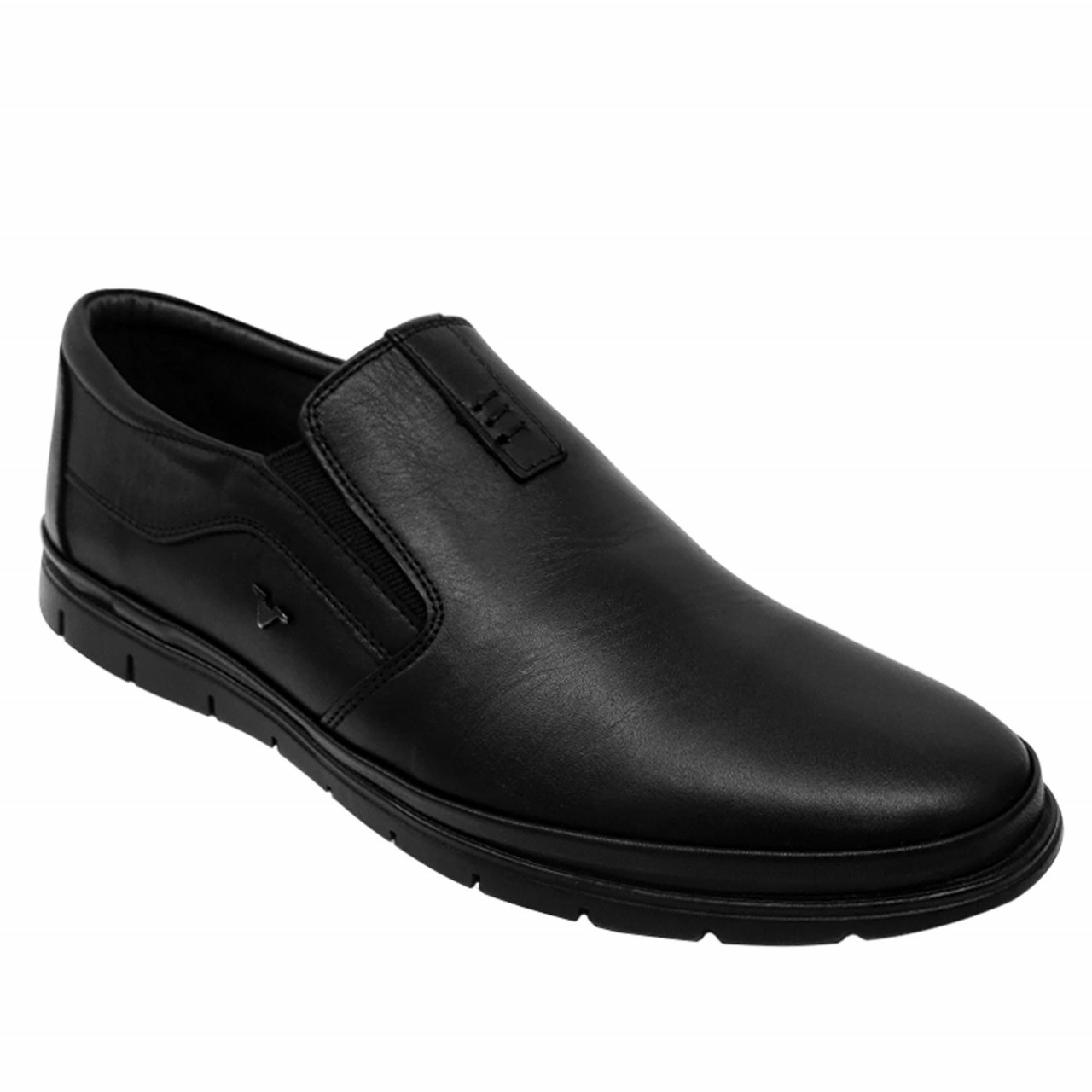 Ежедневни мъжки обувки от естествена кожа в черно