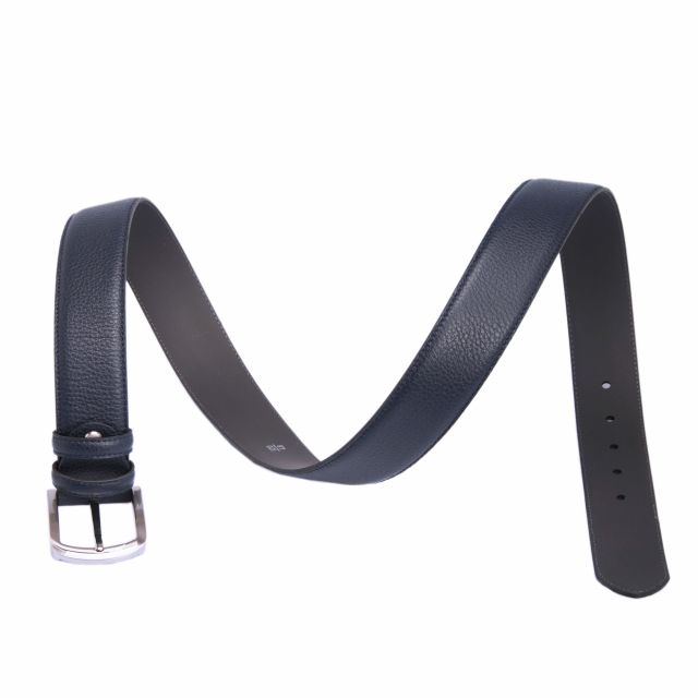 Класически спортен колан от естествена кожа