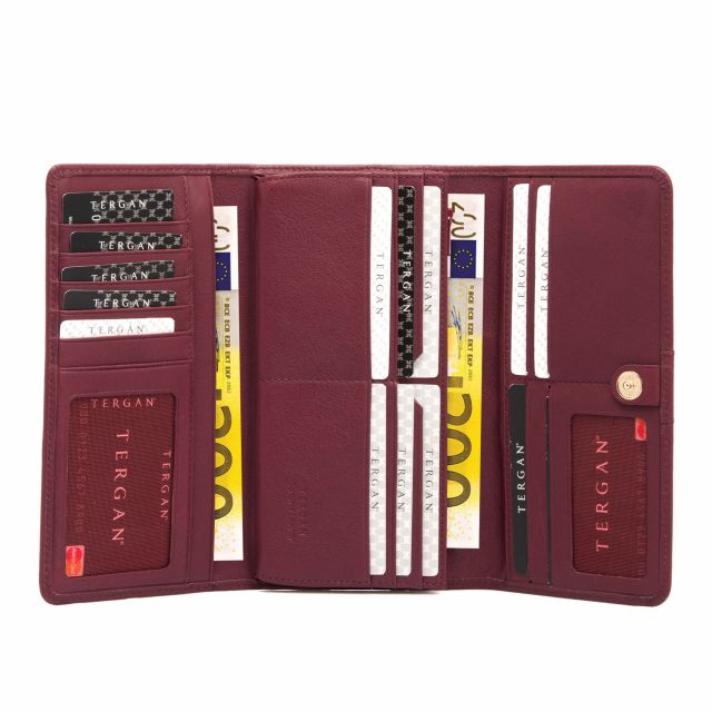 Дамско портмоне за цели банкноти и с монетник