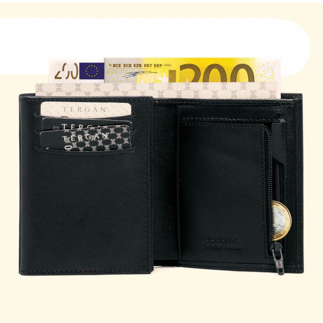 Vertical Men’s Wallet with ID Window Online store Tergan.bg Wallets