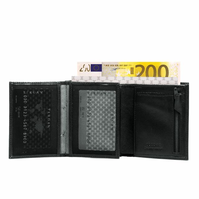 Vertical Men’s Wallet with ID Window