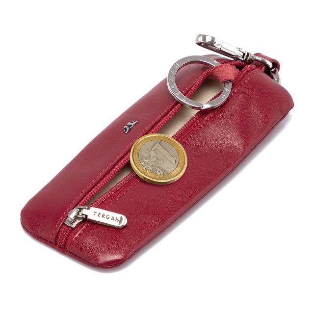 Ключодържател от мека естествена кожа