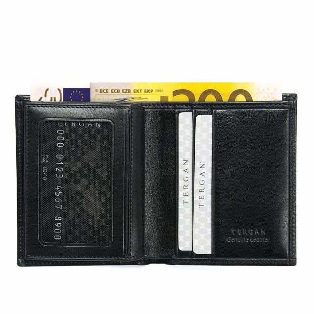 Класически вертикален мъжки портфейл