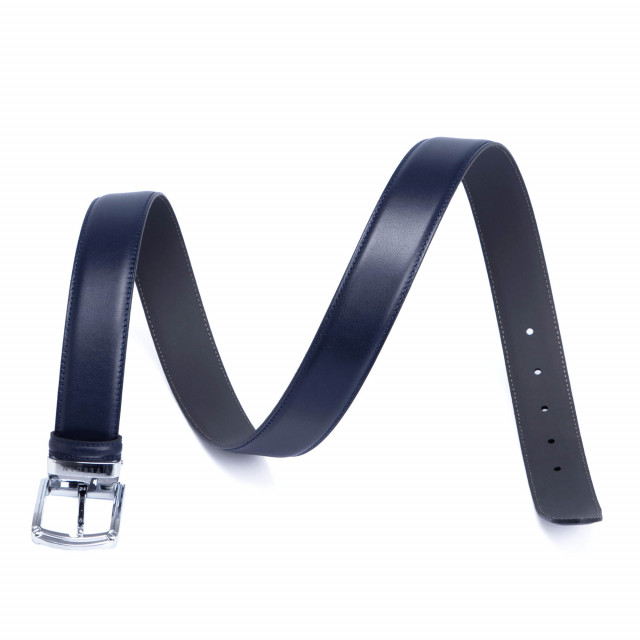 Men's belt in dark blue