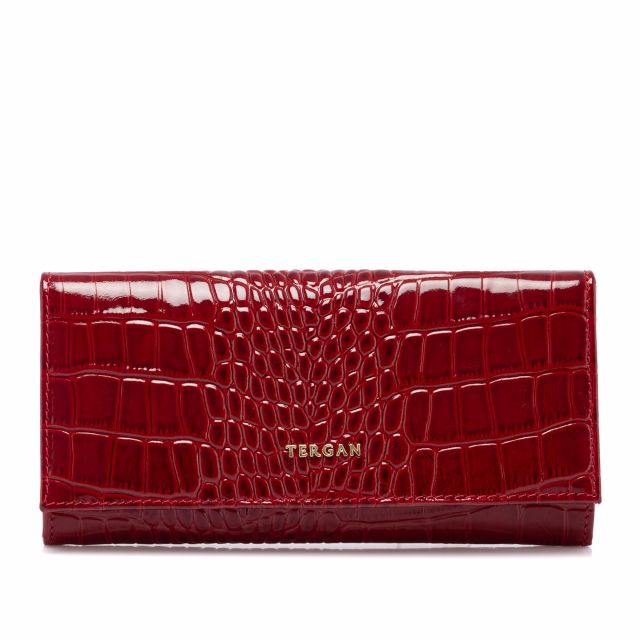 Women's purse red lacquer