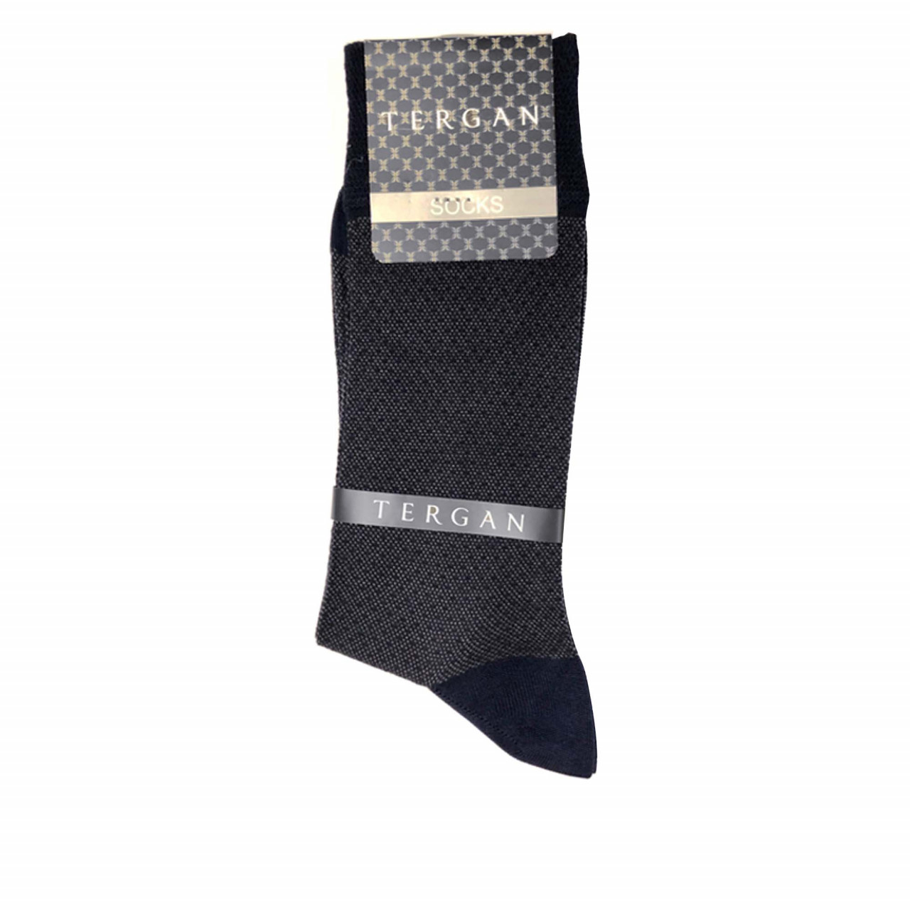 Тъмносини мъжки чорапи от памук и бамбук