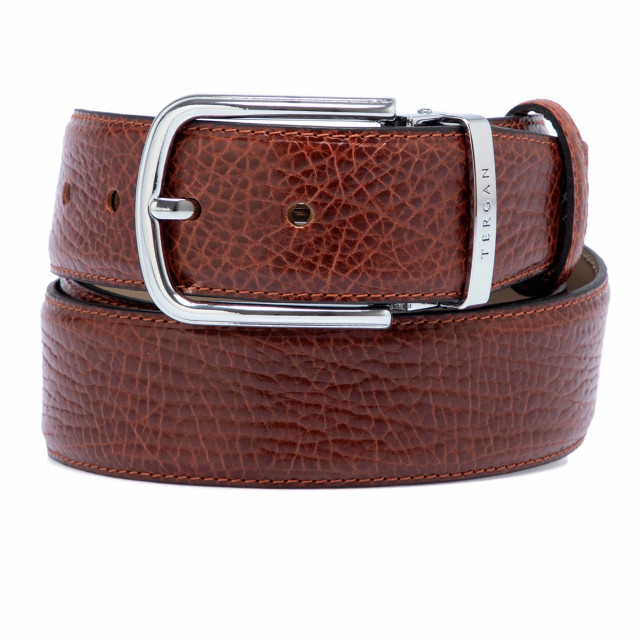 Светлокафяв мъжки колан от естествена кожа