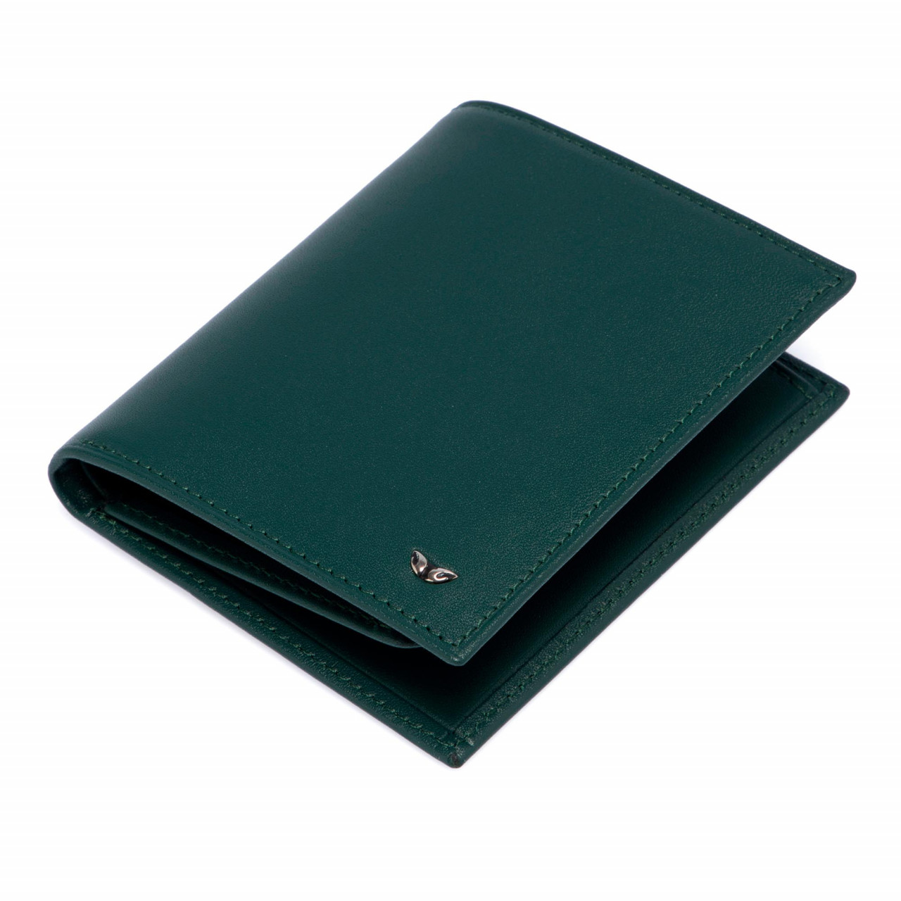 Тъмно зелен мъжки портфейл