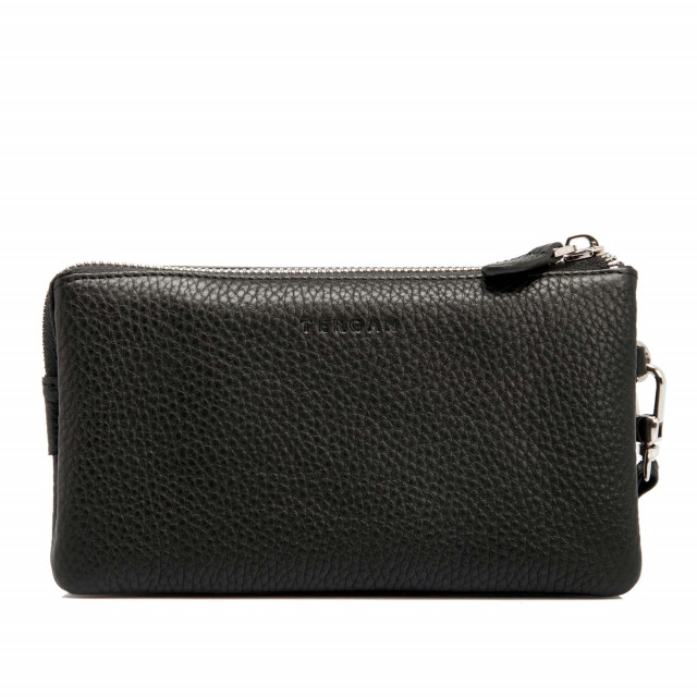 Мъжка ръчна чанта от мека естествена кожа