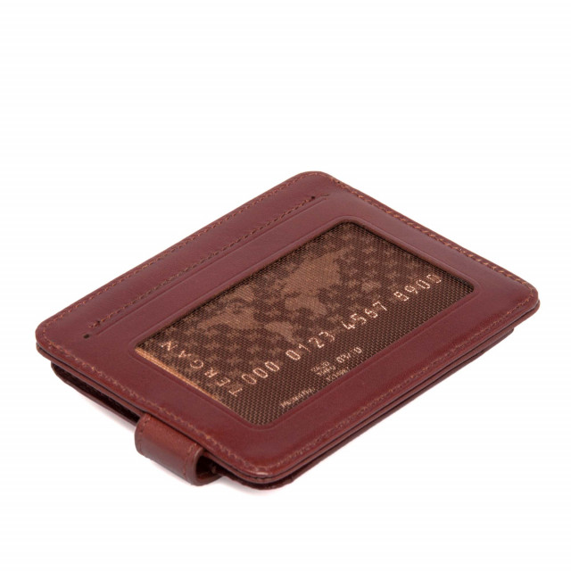 Практичен кожен калъф за документи