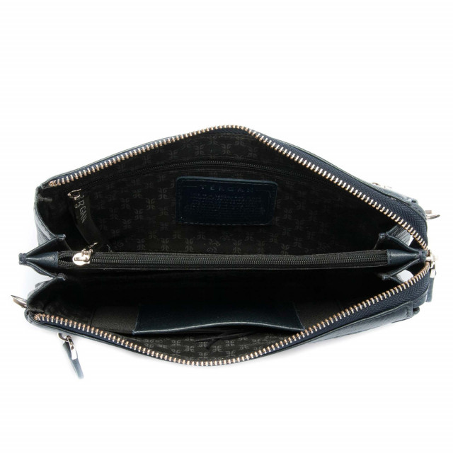 Navy blue men's handbag