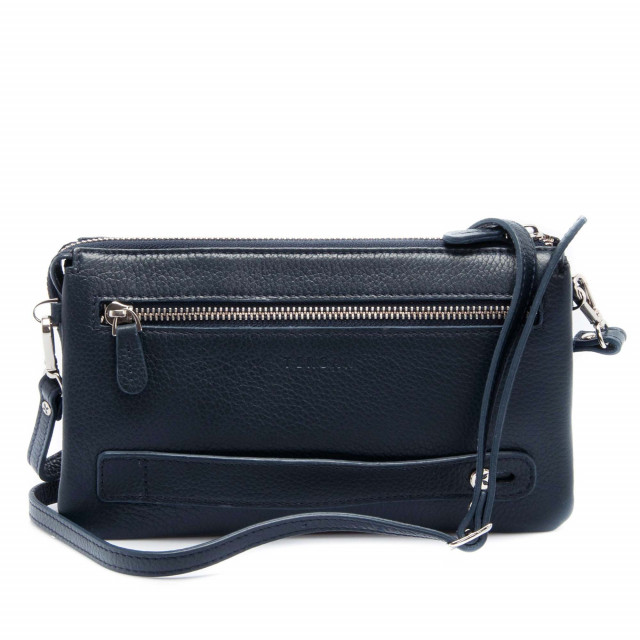 Navy blue men's handbag