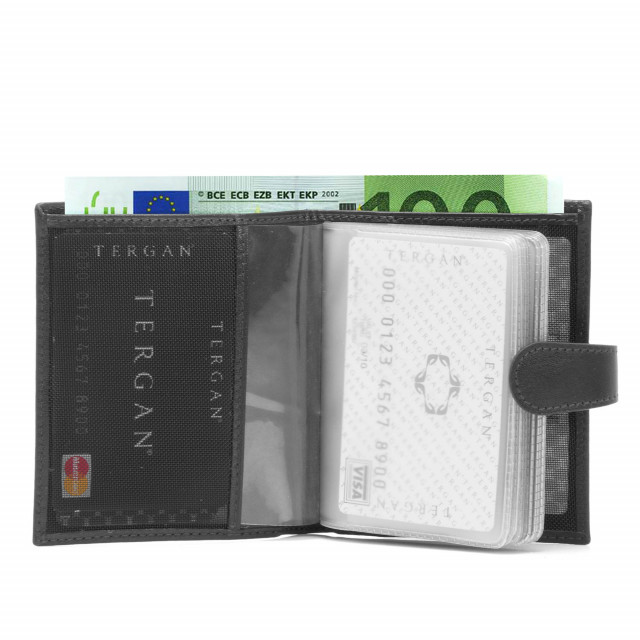 Кожен калъф за визитки и документи