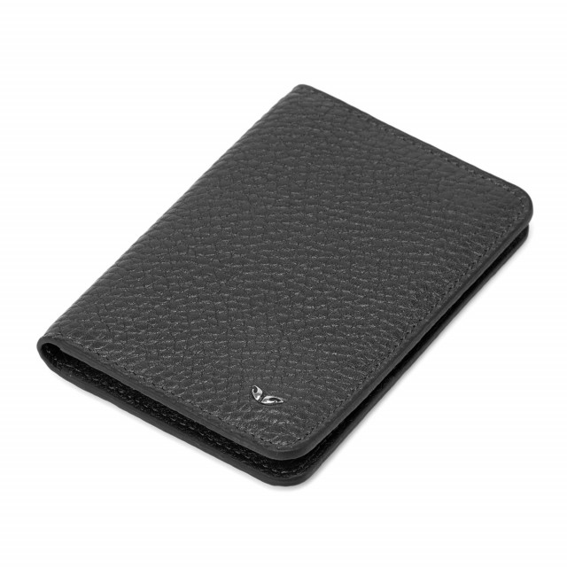 Черен кожен калъф за документи