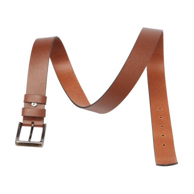 Светлокафяв спортен колан от естествена кожа