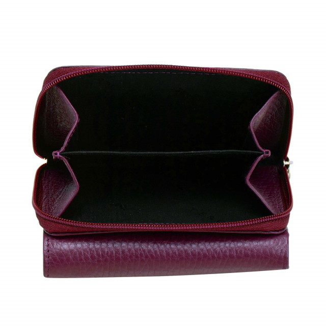 Виненочервено дамско портмоне