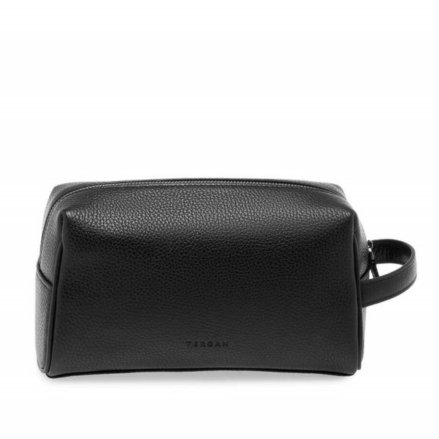 Ръчна кожена чанта тип несесер