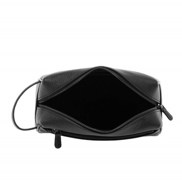 Ръчна кожена чанта тип несесер