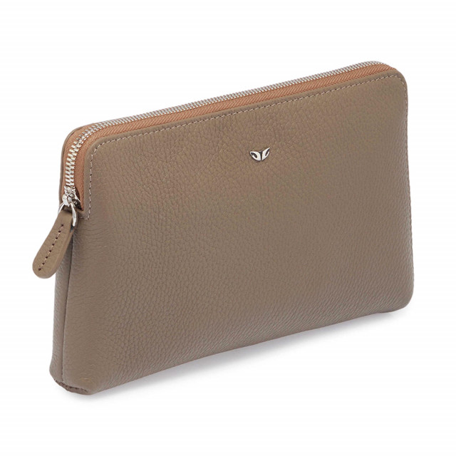 Светлокафява мъжка ръчна чанта