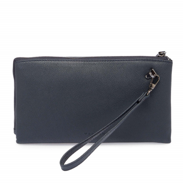 Тъмносиня мъжка ръчна чанта