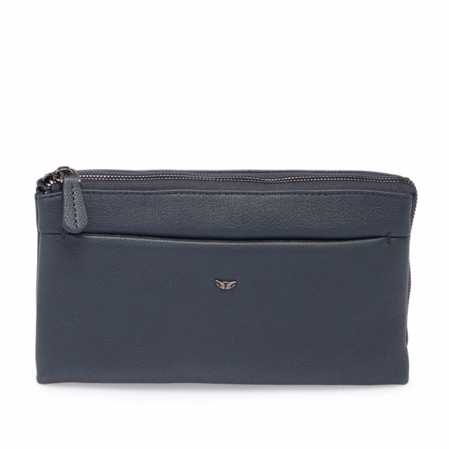 Тъмносиня мъжка ръчна чанта