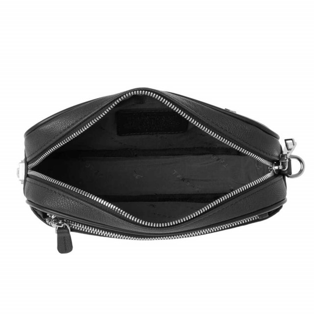 Мъжка ръчна чанта черна естествена кожа