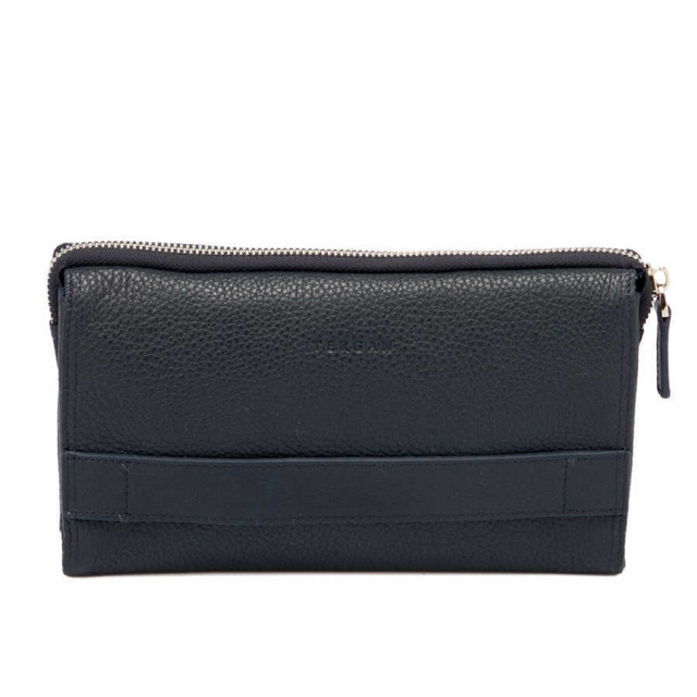 Тъмносиня мъжка ръчна чанта