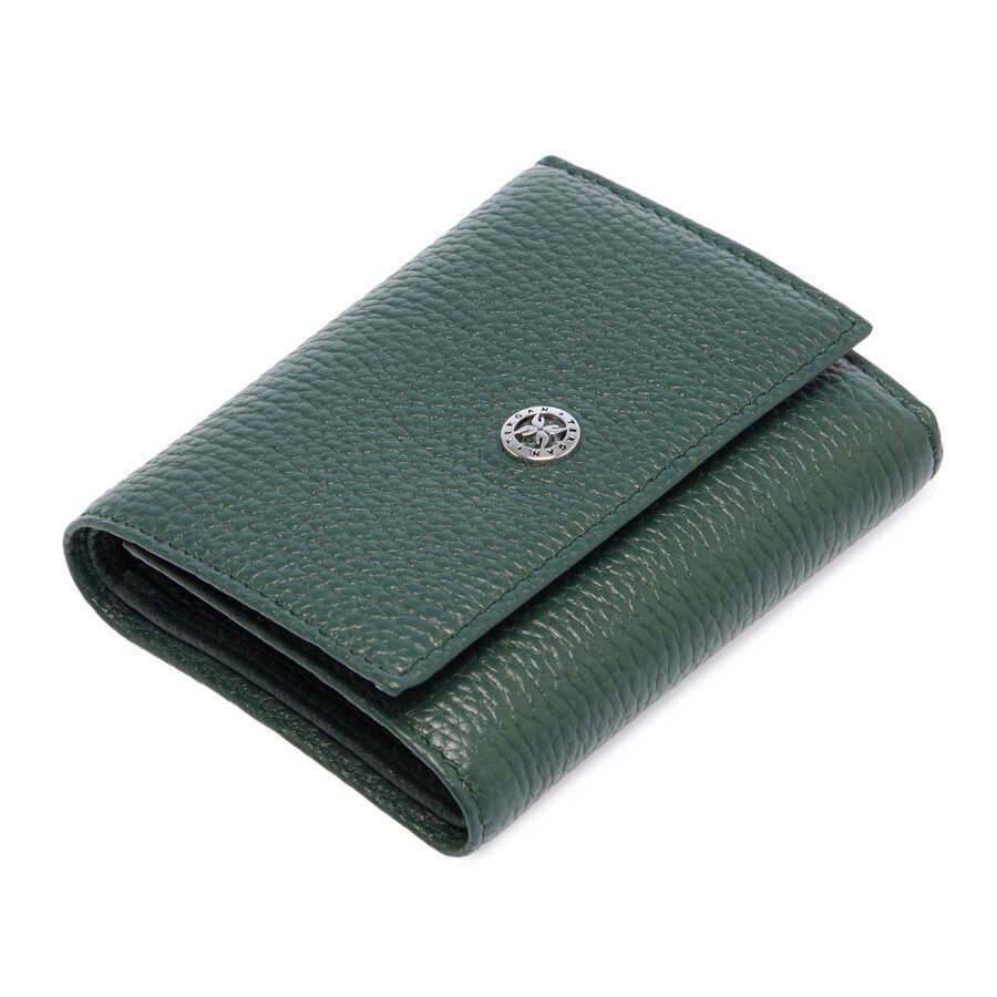 Тъмнозелено дамско портмоне Терган