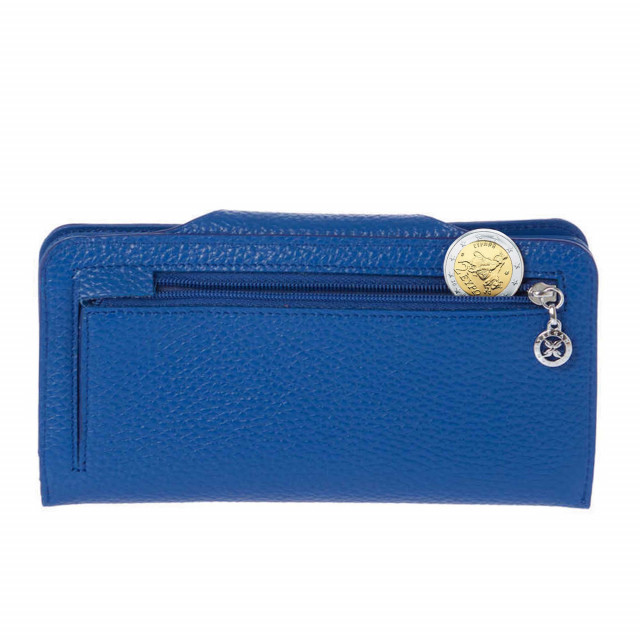 Голямо дамско портмоне от естествена кожа