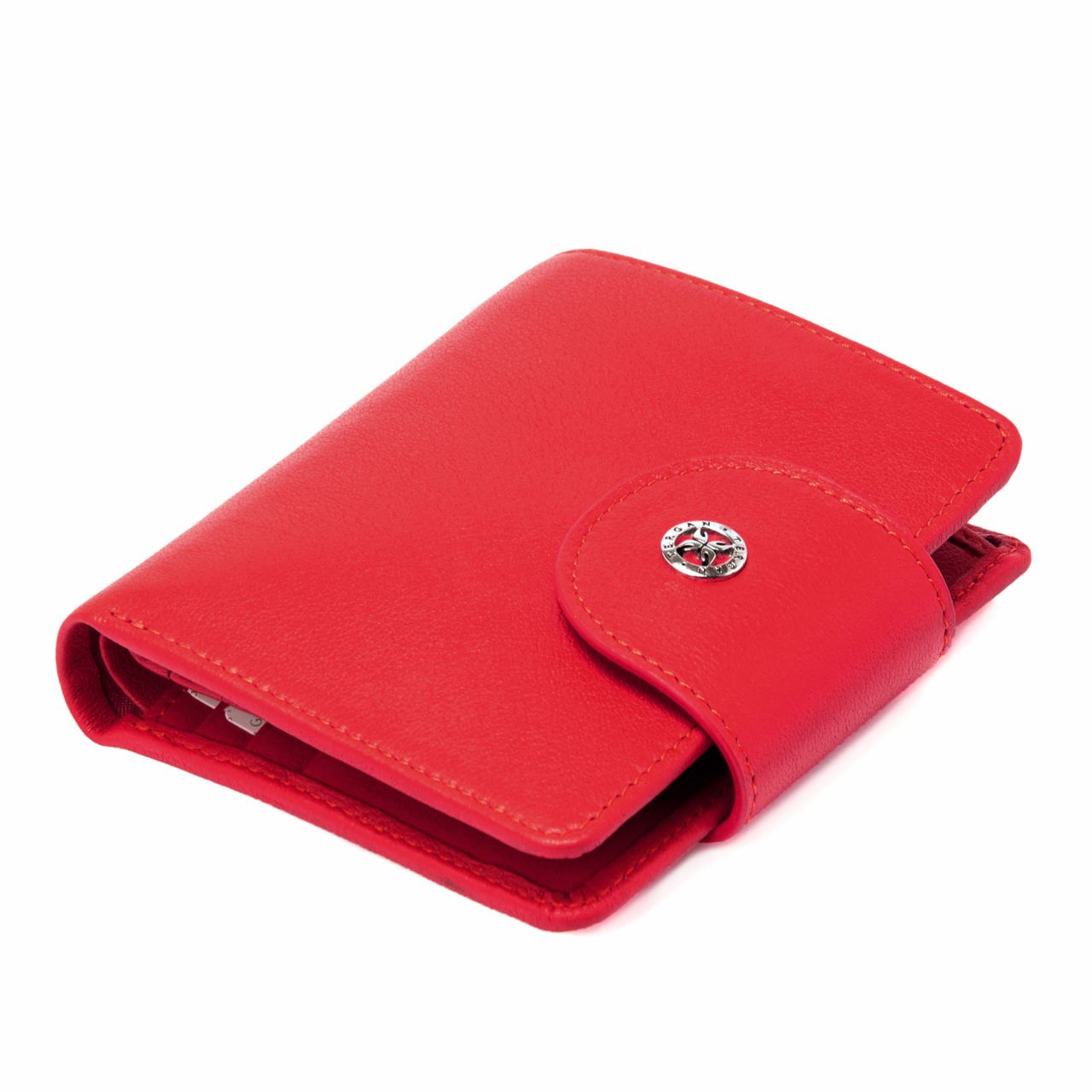 Червено дамско портмоне с монетник