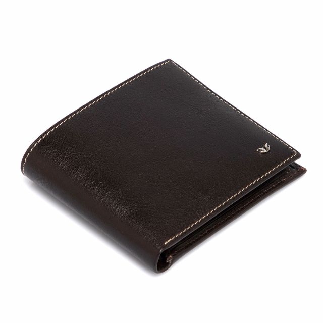 Кафяво мъжко портмоне от естествена кожа