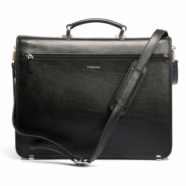 Модерна бизнес чанта за мъже от естествена кожа