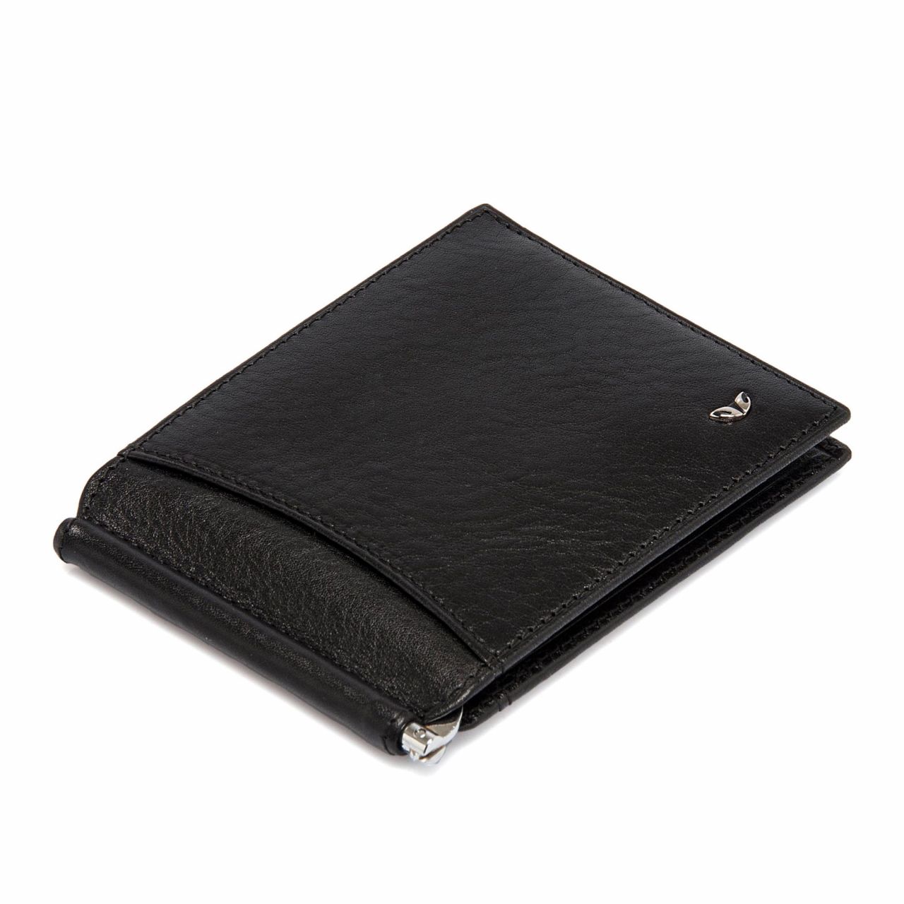 Leather Money Clip and Card Holder